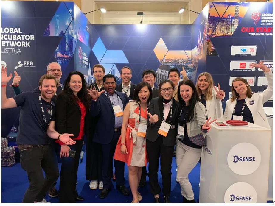The Precise B.D. team, pictured with partners from our international network